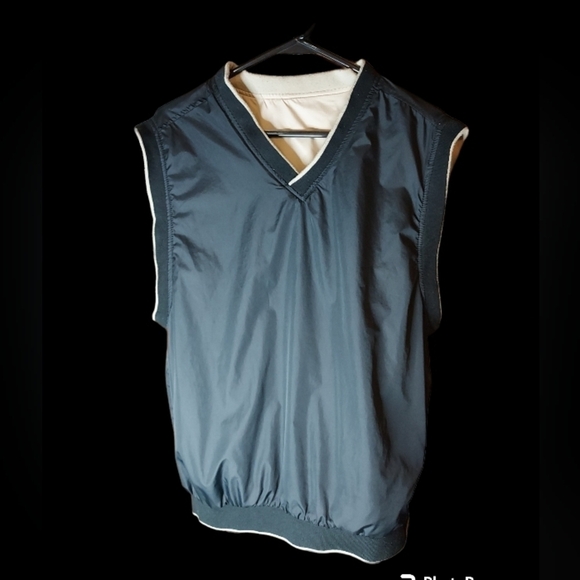 Wedge golf and Beyond reversible Med navy or beige vest - Picture 9 of 12